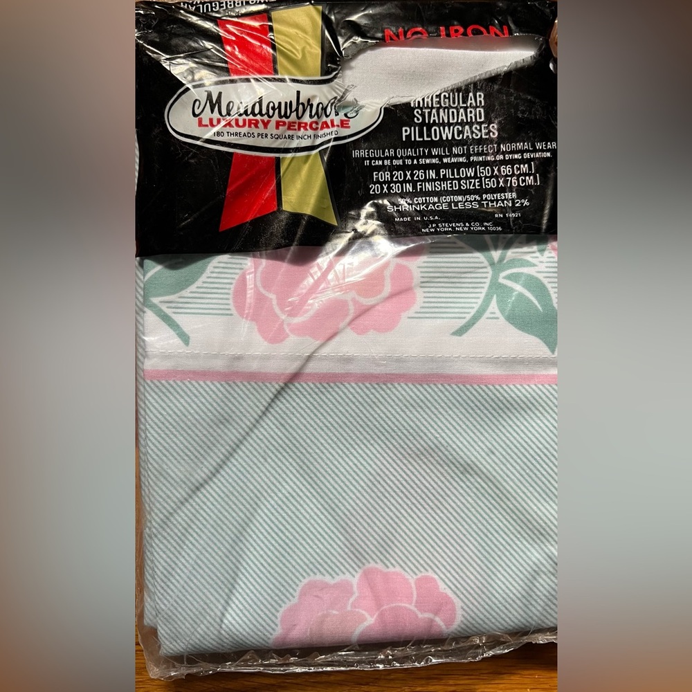 New 2 irregular Floral Pillowcases